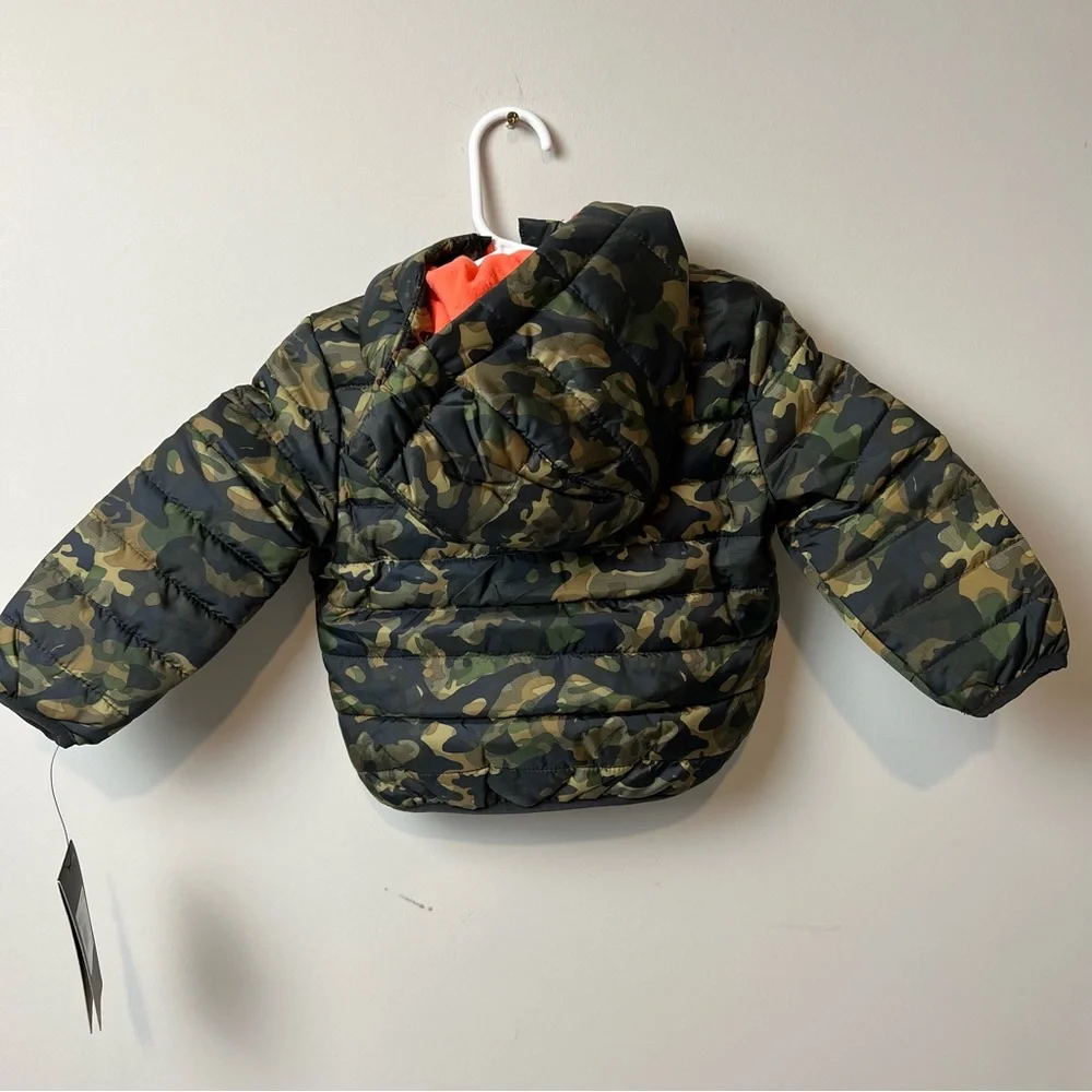 Nike Essential Padded Army Camo Hooded Jacket